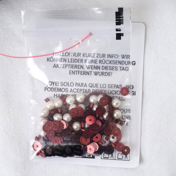 NWOT ASOS LUXE Velvet Embellished Bandeau Mini Dress in Burgundy/White Size US 8 - Picture 10 of 10